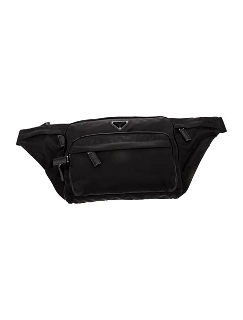 PRADA Waist/Belt Bag Tessuto Montagna Nylon Bag Nero Black 